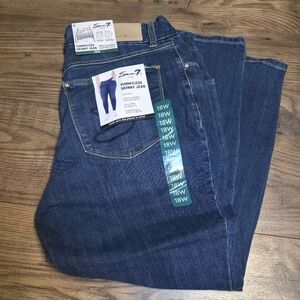 Seven7 Classic Indigo Skinny Jeans Plus Size 18W